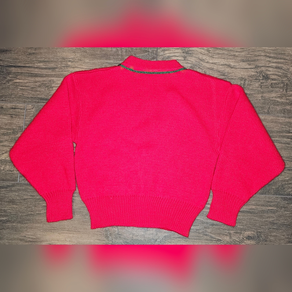 1980's Vintage Sergio Valente Cardigan Sweater Size 4 - Picture 6 of 8